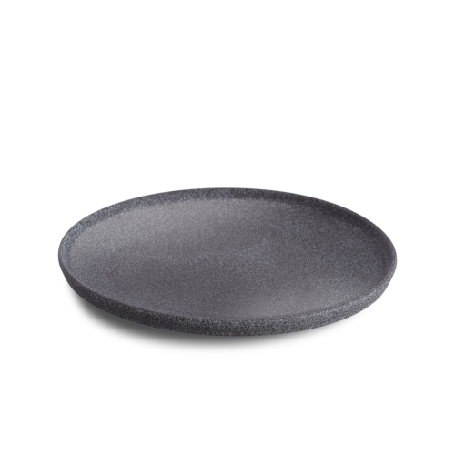Lautanen Hazy nro 4, Puoliksi lasitettu, 20 cm, Tummanharmaa - Benedikt