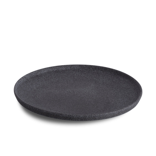 Lautanen Raw nro 4, 23 cm, tummanharmaa - Benedikt