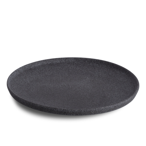 Lautanen Raw nro 4, 26 cm, tummanharmaa - Benedikt