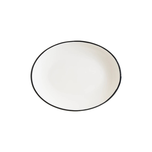 Lautanen 36 x 28 cm, Gourmet Linea Musta - Bonna