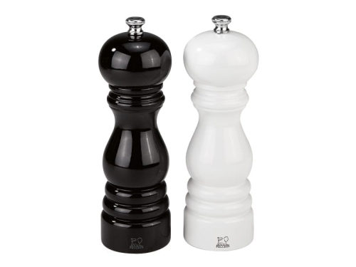 Suola- ja pippurimylly, Paris Duo 18 cm, Musta & Valkoinen - Peugeot