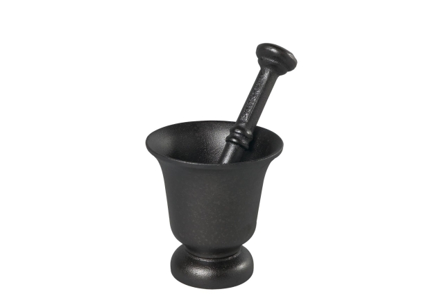Mortteli survimelle 11,5 cm korkea, valurauta