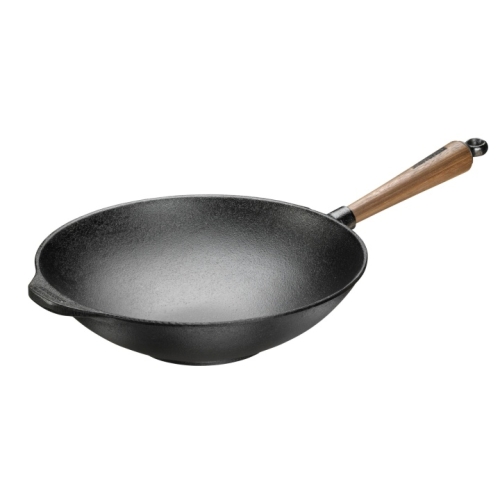 Wokkipannu pähkinäpuukahvalla - Skeppshult