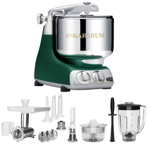 Ankarsrum Assistent Forest Green + Lisävarustepaketti Deluxe