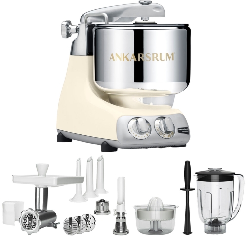 Ankarsrum Assistent Light Créme + Lisävarustepaketti Deluxe