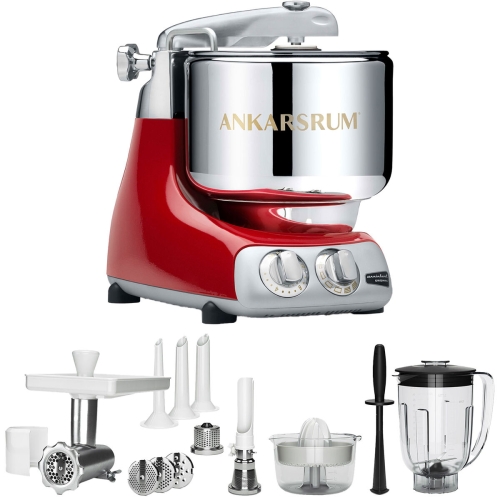 Ankarsrum Assistent Red + Lisävarustepaketti Deluxe
