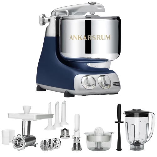 Ankarsrum Assistent Royal Blue + Lisävarustepaketti Deluxe
