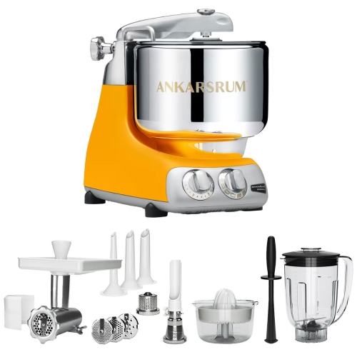 Ankarsrum Assistent Sunbeam Yellow + Lisävarustepaketti Deluxe