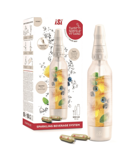 Twist'n Sparkle Virtuoso Starter Set, Ivory White - iSi