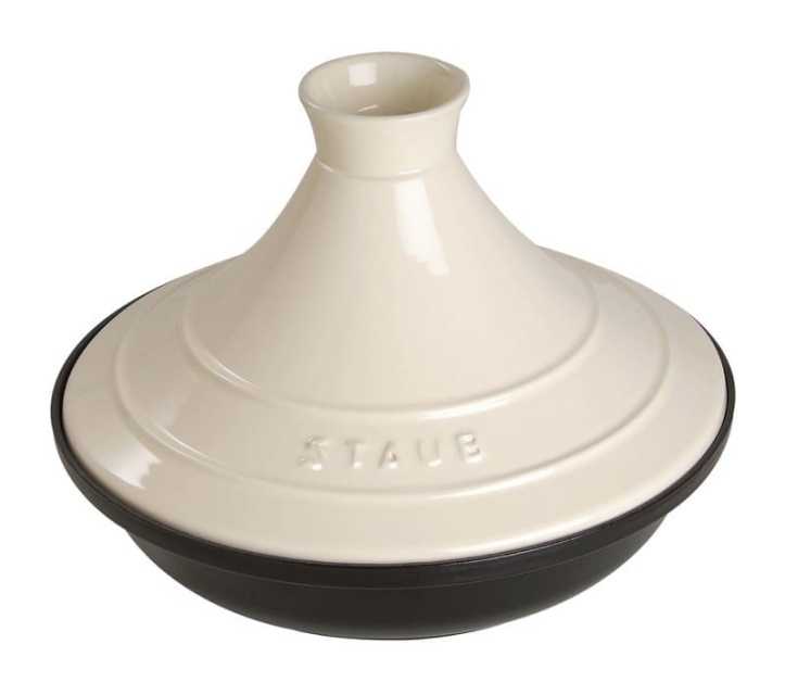 Tajine valurautaa, 28 cm, musta/kermanvärinen - Staub