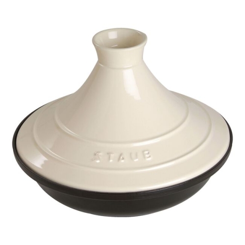 Tajine Valurautaa, 28 cm, Musta/Kerma - Staub