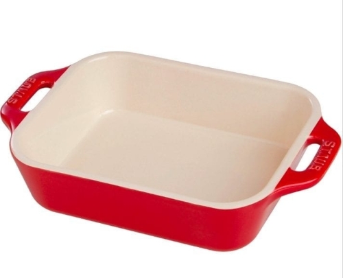 Suorakulmainen vuoka, punainen - Staub