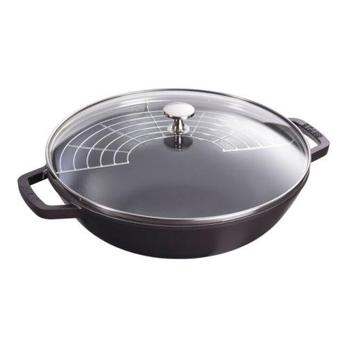 Wokki lasikannella, Musta - Staub