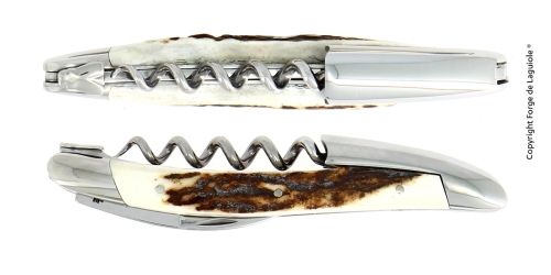 Peuransarvi sommelier veitsi, kiillotettu, Tradition - Forge de Laguiole