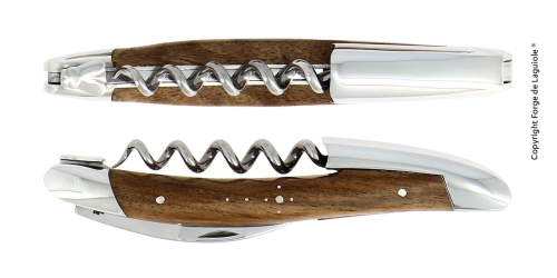 Pähkinäpuu sommelier veitsi, kiillotettu, Tradition - Forge de Laguiole