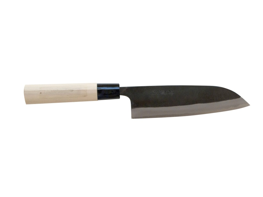 Santoku-veitsi hiiliteräksestä, 17 cm - Sakamoto