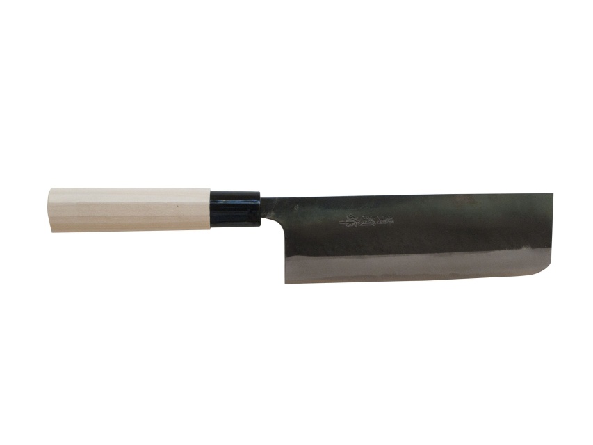 Nakiri-veitsi hiiliteräksestä, 17 cm - Sakamoto