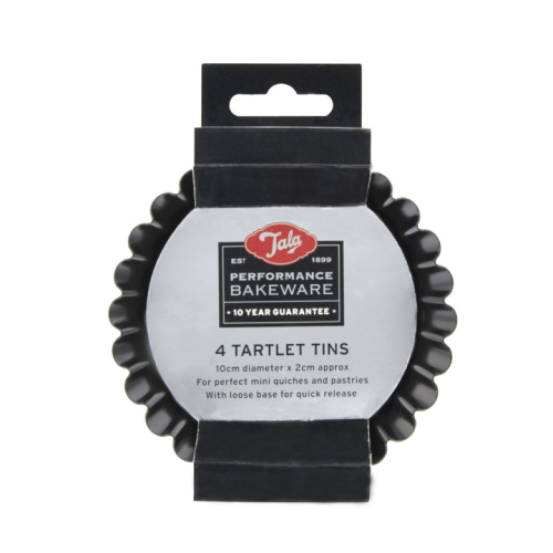 Tartlettivuoka, tarttumaton, 10cm, 4-pack - Tala