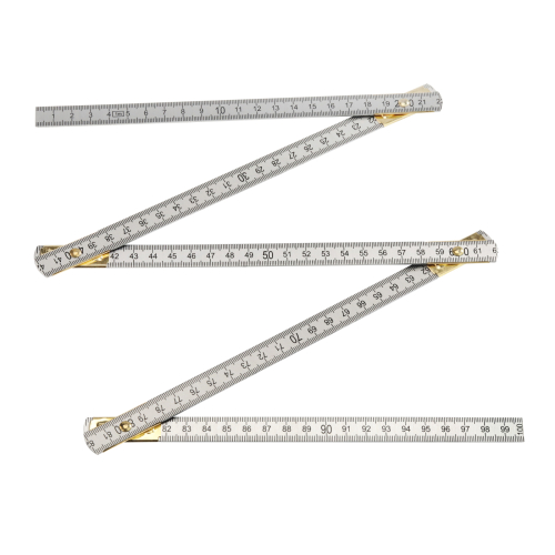 Ruostumattomasta teräksestä valmistettu taittomitta, 100 cm – Déglon