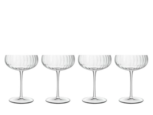 Coupe / Samppanjalasit, Optica, 30 cl, 4-pack - Luigi Bormioli