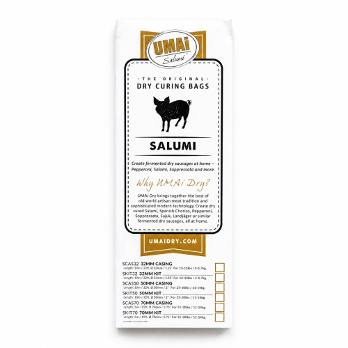Dry Sausage -setti, Charcuterie-suolistot, 70 mm - Umai