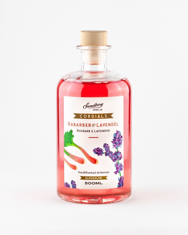 Cordials, raparperi & laventeli - Sandberg Drinks Lab