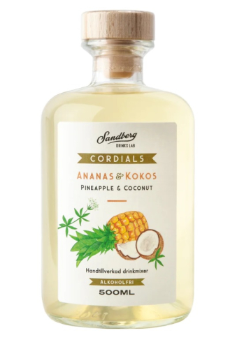 Cordials, ananas ja kookos - Sandberg Drinks Lab