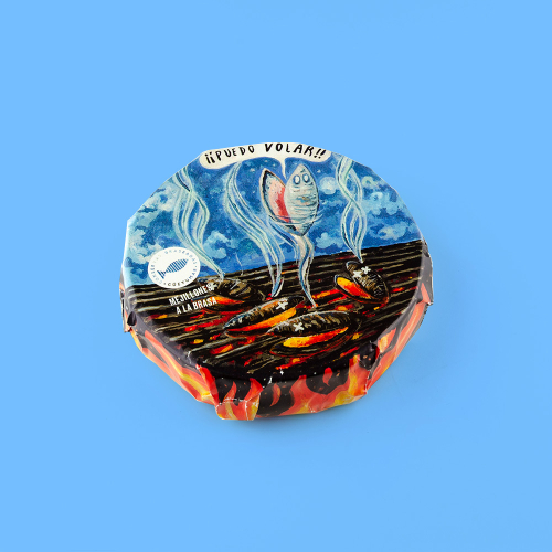 Hiilloksella grillattuja simpukoita, 90 g - Conservas Braseadas Güeyu Mar