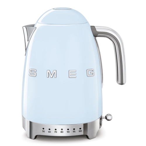 Vedenkeitin lämpötilan säädöllä, pastellinsininen - Smeg
