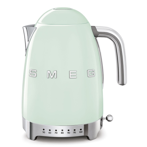 Vedenkeitin lämpötilan säädöllä, pastellivihreä - Smeg