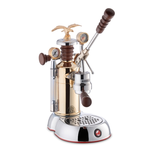 Retro manuaalinen espressokone, Esperto Competente, kultainen - La Pavoni