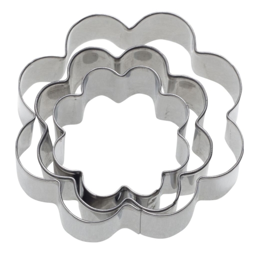 Piparkakkumuotti, kukka, 4, 5 ja 6 cm, 3-pack - Westmark