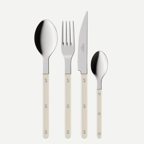 Ruokailuvälinesarja, 24 kpl, Bistrot Pearly, Pearl - Sabre Paris