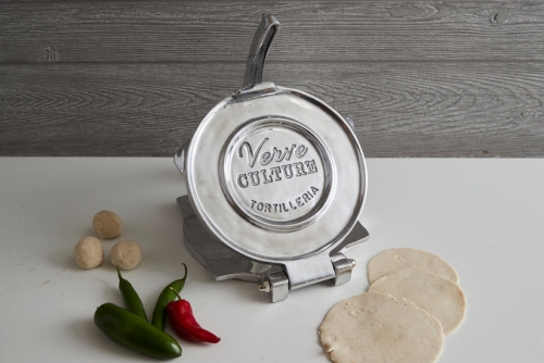 Suuri tortillaprässi alumiinista - Verve Culture