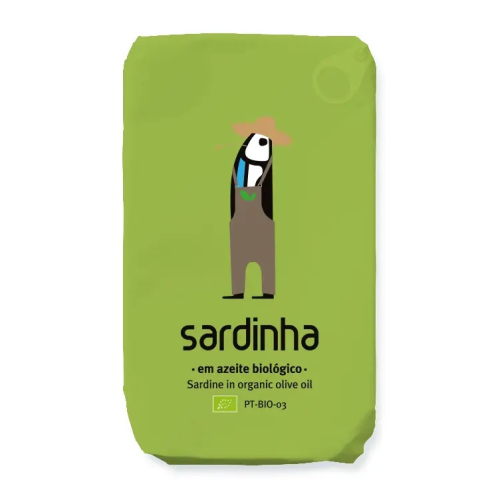 Sardiinit Luomuoliiviöljyssä, 120 g - Sardinha