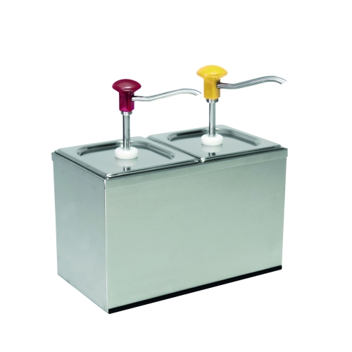 Kastikepumppu, Kaksinkertainen, GN 1/6 - Schneider