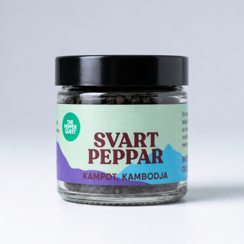 Pippuri, Musta Kampot, 40 g - The Pepper Quest