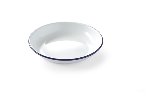 Emalloitu syvä lautanen, 18 cm - Hendi