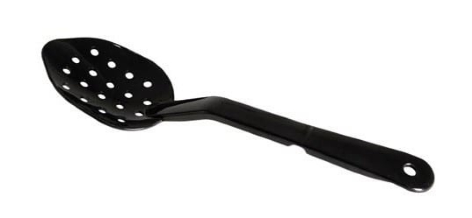 Rei\'itetty muovilusikka 28 cm, musta ryhmässä Ruoanlaitto / Keittiövälineet / Kauhat & lusikat @ KitchenLab (1069-10354)