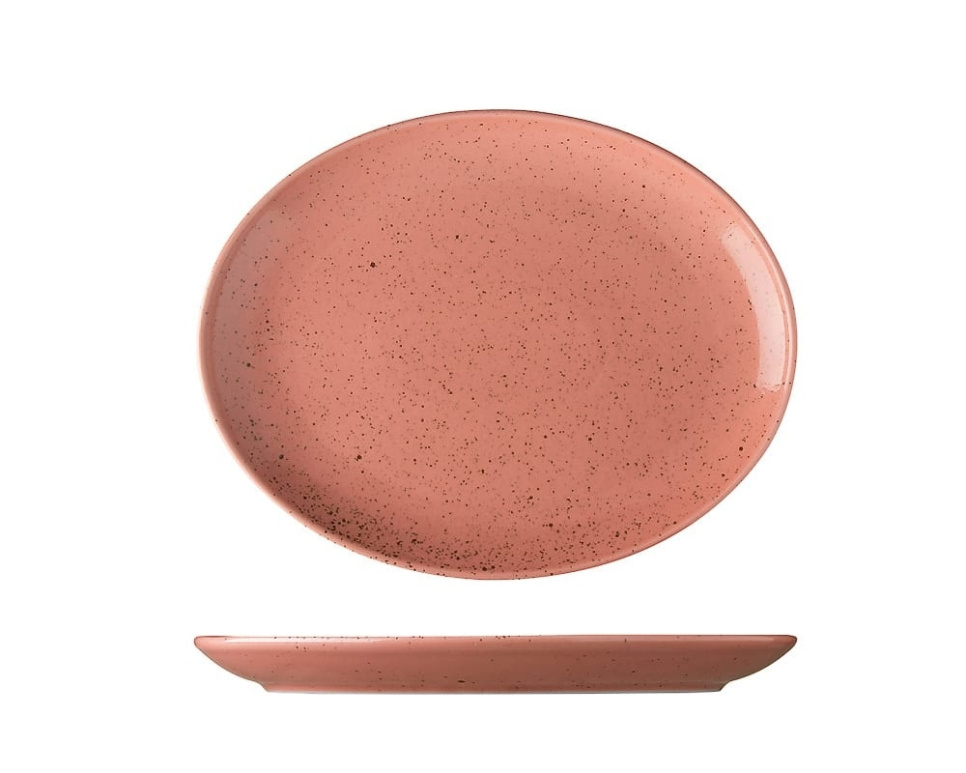 Soikea lautanen, 32 cm, Lifestyle Terracotta - Lilien ryhmässä Kattaus / Lautaset, Kulhot & Astiat / Lautaset @ KitchenLab (1069-20430)