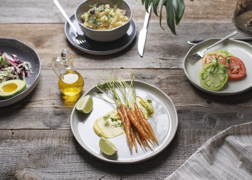 Lautanen 21 cm, harmaa, Cras - Bonna