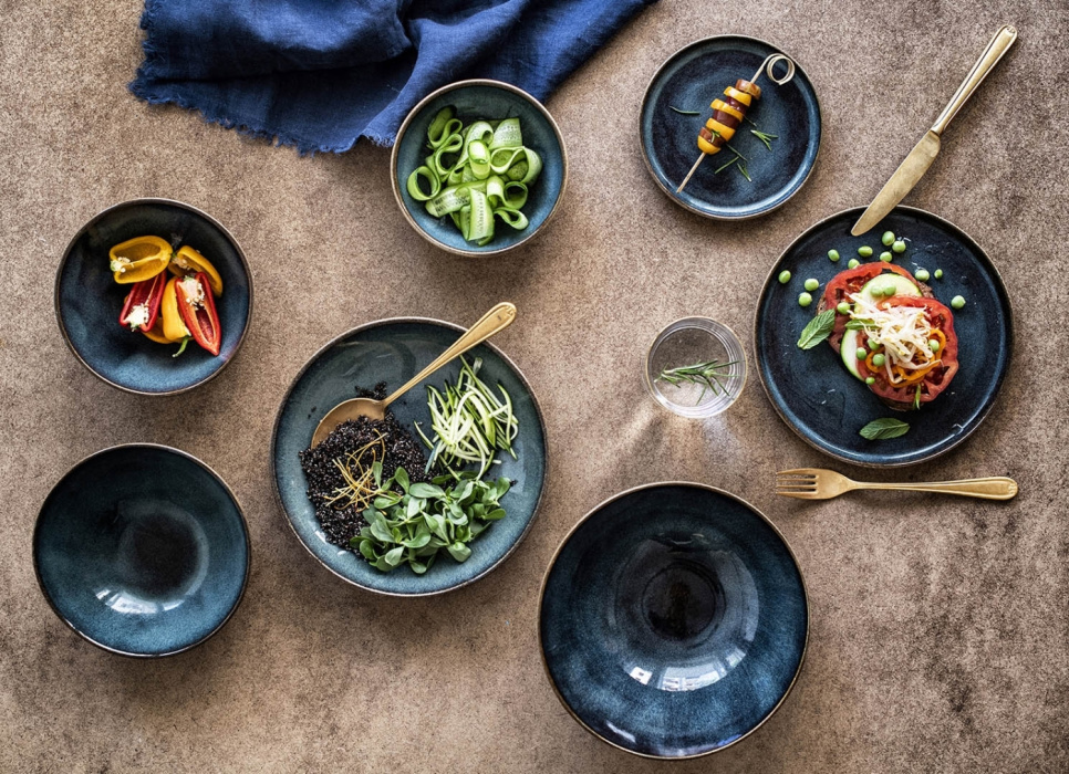 Kulho 13 cm, pallomaisema Ocean moss - Bonna