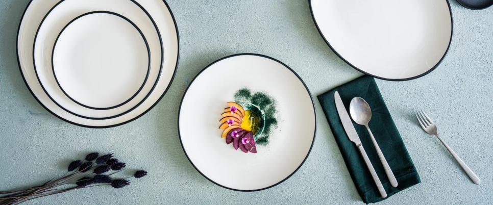 Rasva 15 x 8,5 cm, Gourmet Linea Black - Bonna