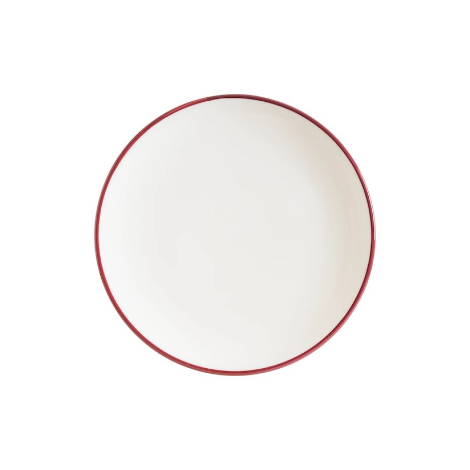 Lautanen 25 cm, Gourmet Linea Burgundy - Bonna ryhmässä Kattaus / Lautaset, Kulhot & Astiat / Lautaset @ KitchenLab (1069-31858)