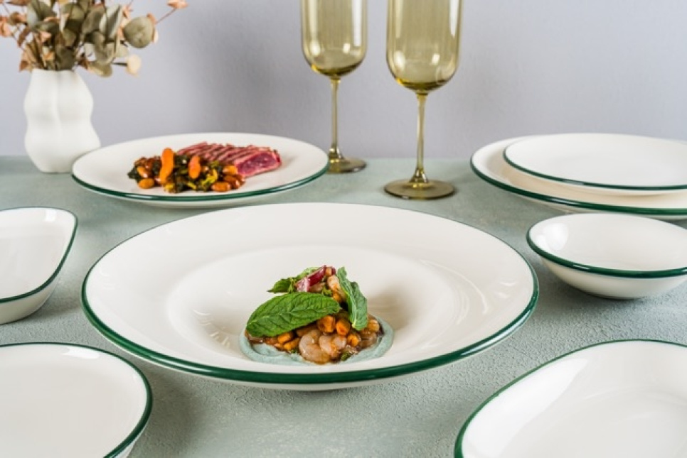 Vati 24 x 11 cm, Gourmet Linea Green - Bonna