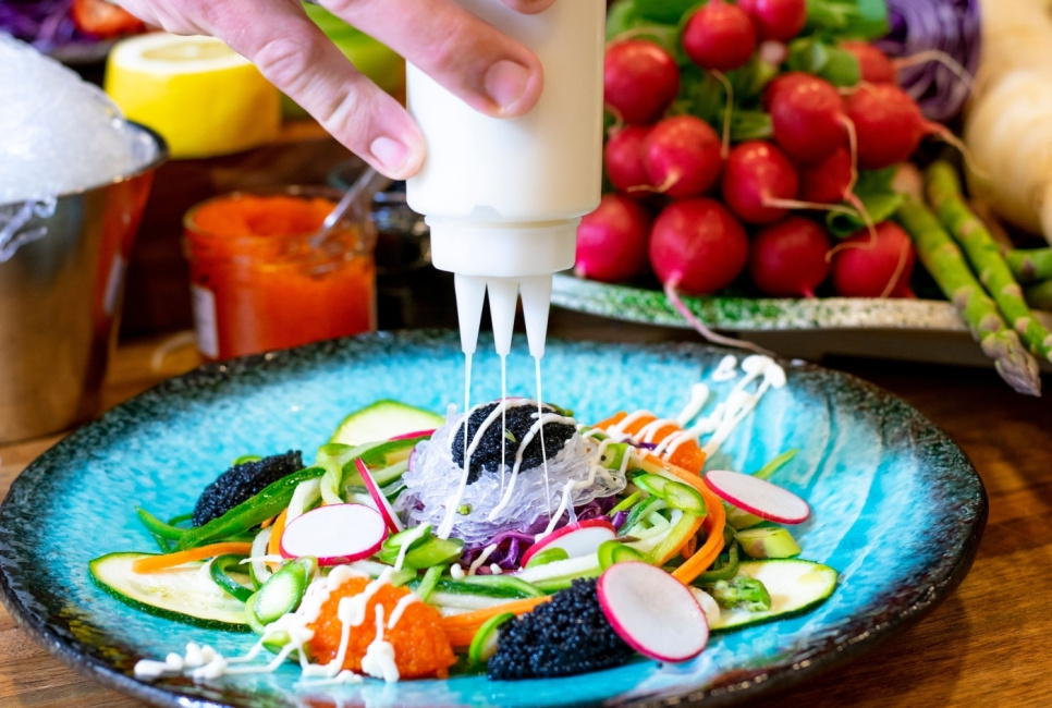 Trepipen, Kastikepullo 3 nokalla, 25 cl - Satake