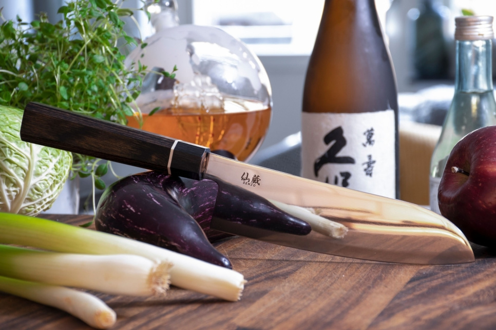 Santoku, 17 cm, GinIro - Satake