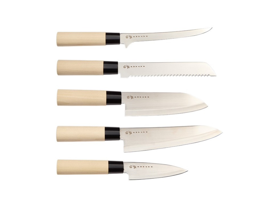 Houcho Knife set, 5 knives - Satake ryhmässä Ruoanlaitto / Keittiöveitset / Veitsisetit @ KitchenLab (1070-33336)