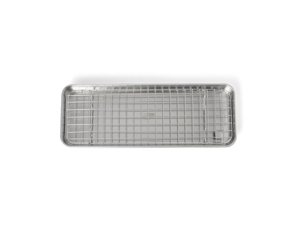 Gastronorm-vuoka/pelti ritilällä, 38x14 cm, ruostumaton teräs - Culimat ryhmässä Ruoanlaitto / Muotit & Astiat / Tarjottimet & pellit @ KitchenLab (1070-36175)