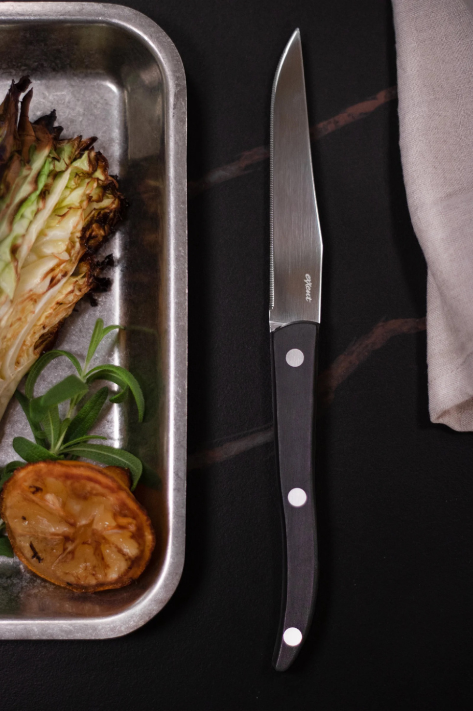 Grilliveitset Palermo Curve, 4 kpl - Exxent